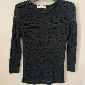 Black Laced Sweater